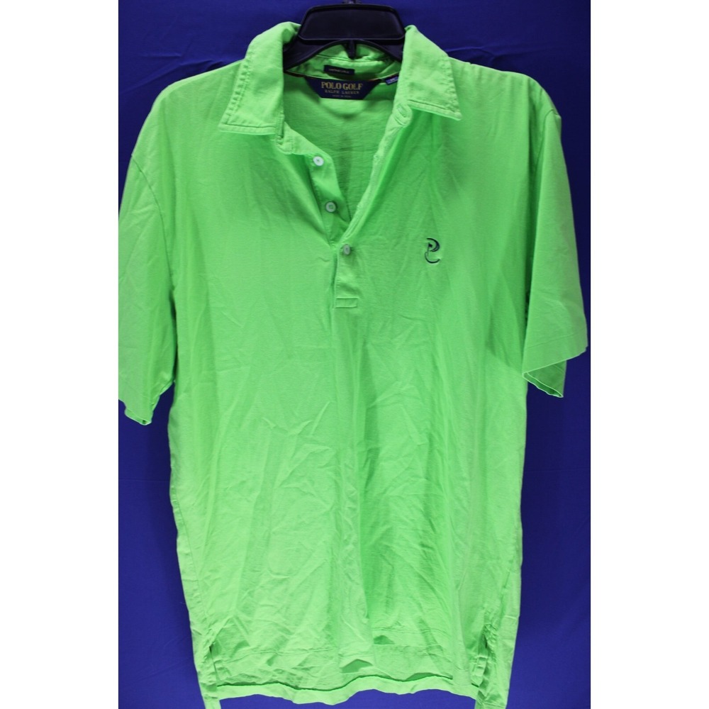 Polo Golf Ralph Lauren Golf Polo Vintage Lisle Green Size Medium‎ Pima Cotton